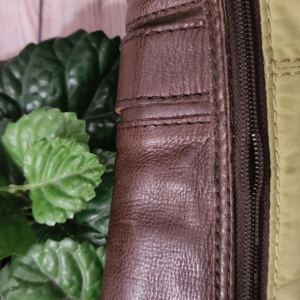 Fossil Leather/Nylon Messenger Bag - Picture 17 of 17